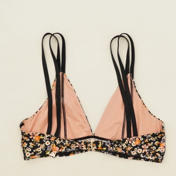 BCBGMaxAzria Dizzy Ditsey Cage Strap Bikini Top - Picture 4 of 4